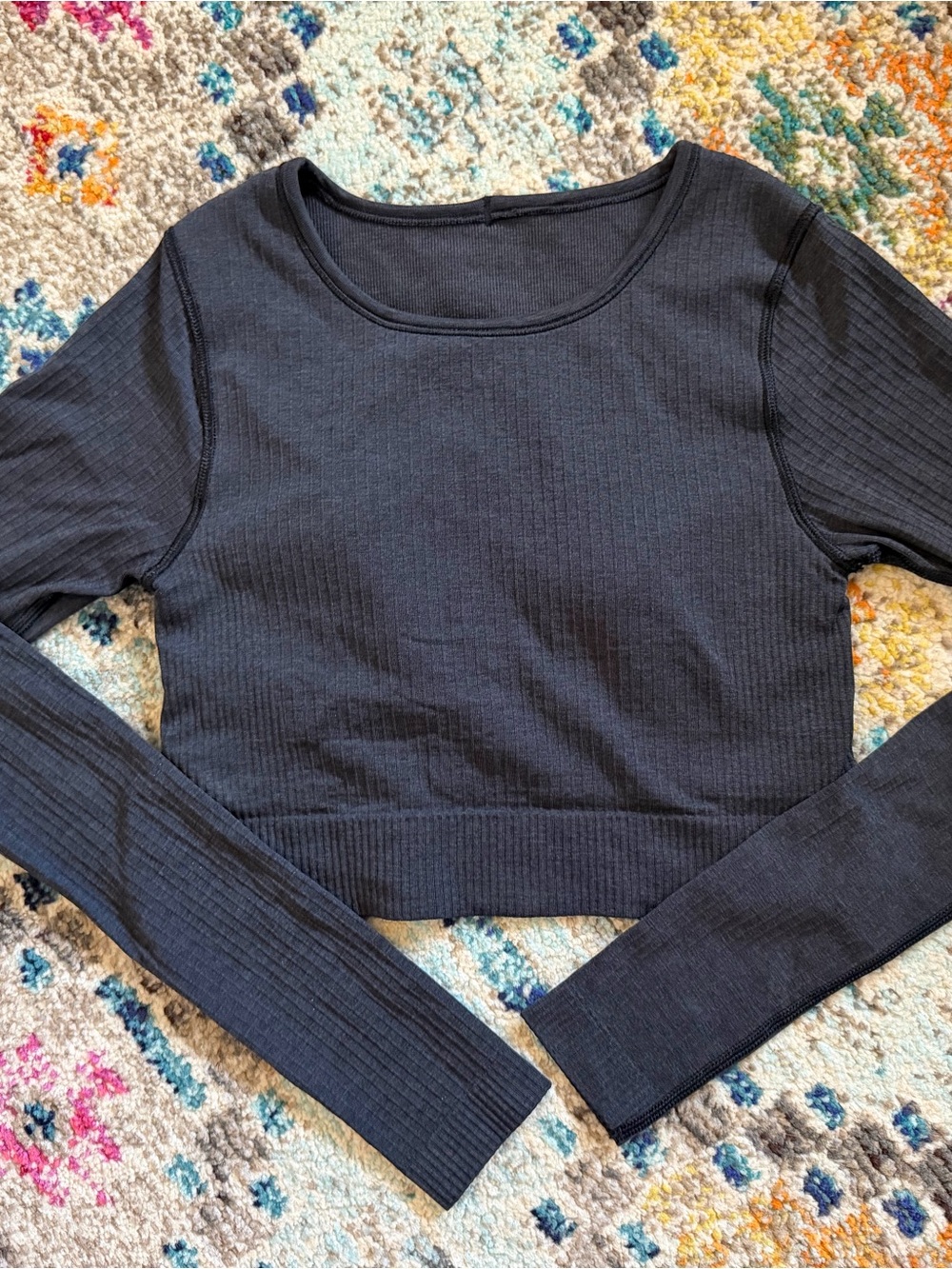 Lululemon ebb to street long sleeve top